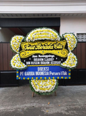 Papan Bunga Duka di Suka Rami