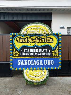 Papan Bunga Duka di Suka Rami